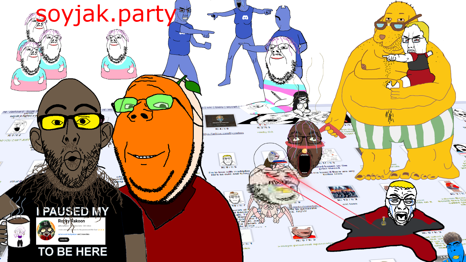 SoyBooru Post 59313 baby babyjak bald balding binky blond bloodshot